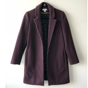 Fossil Car Coat Topcoat - Aubergine